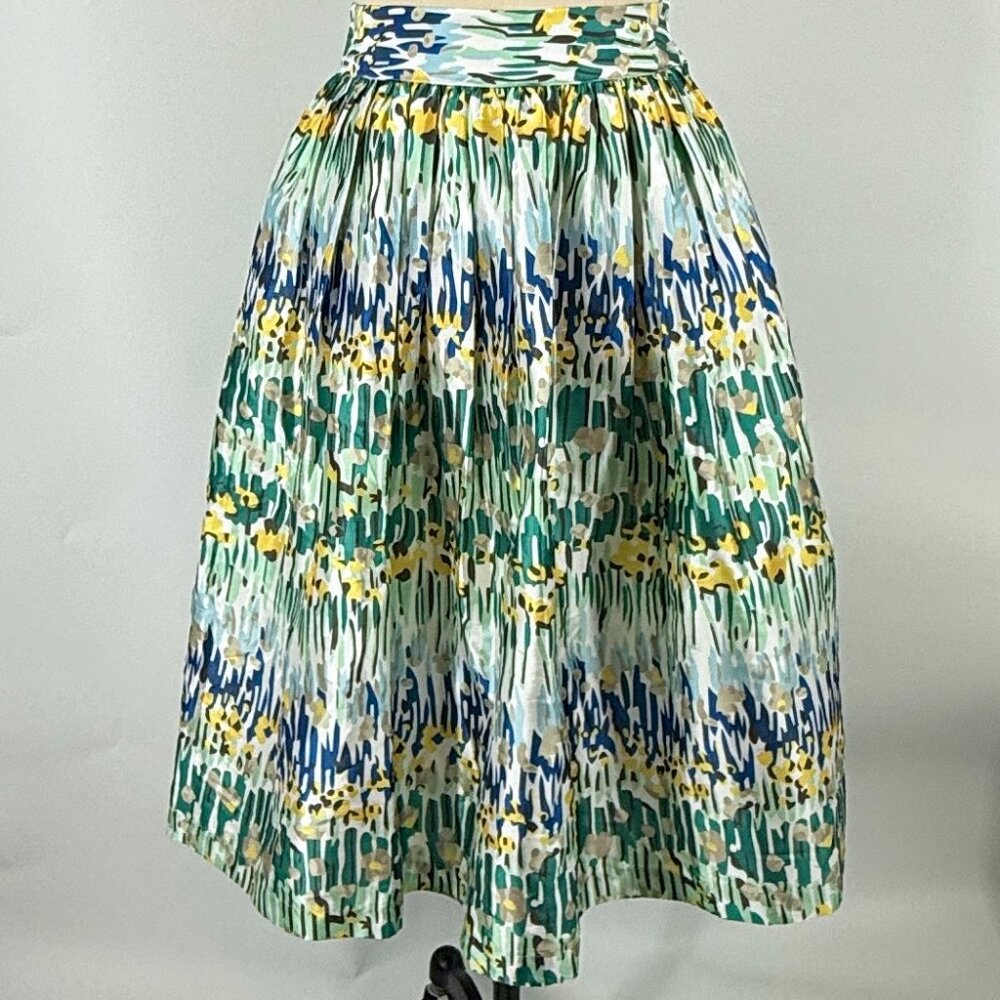 Frances Valentine Floral Print Skirt Midi Barbara S small